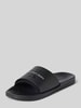 CK Calvin Klein Slides mit Label-Print Black