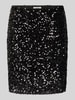 B.Young Minirock mit elastischem Bund Modell 'PAILLET' Black