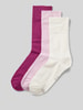 s.Oliver RED LABEL Socken mit Label-Detail im 3er-Pack Rosa