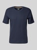 BOSS Regular Fit T-Shirt aus Baumwoll-Mix Marine