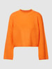 Vero Moda Gebreide pullover met geribde ronde hals, model 'SAYLA' Oranje