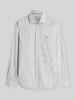Tommy Hilfiger Koszula biznesowa o kroju slim fit z wyhaftowanym logo Zielony