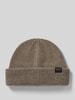 Barts Beanie mit Label-Detail Modell 'FEODORE' Beige Melange