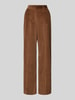 Weekend Max Mara Straight Fit Cordhose aus reiner Baumwolle mit seitlichen Eingrifftaschen Modell 'TANIA' Hazel