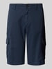 bugatti Regular Fit Cargobermudas mit Eingrifftaschen Marine