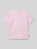 Tom Tailor Regular fit T-shirt van puur katoen Mauve