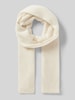 Christian Berg Woman Kaschmirschal mit Rollsaum Offwhite