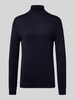 Only & Sons Regular Fit Rollkragenpullover aus Viskose-Mix Modell 'WYLER' Marine