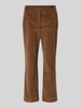 Weekend Max Mara High waist coduroy broek, model 'MARRUCA' Hazelnoot