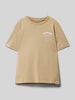 Jack & Jones T-Shirt mit Label-Print Camel