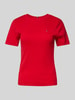 Tommy Hilfiger Slim Fit T-Shirt mit Label-Detail Rot