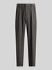 Polo Ralph Lauren Relaxed Fit Bundfaltenhose aus Wolle mit Bundfalte Hellgrau Melange