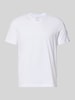 s.Oliver RED LABEL Regular Fit T-Shirt aus reiner Baumwolle Weiss