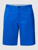 Tommy Hilfiger Chino-Shorts mit seitlichen Eingrifftaschen Modell 'HARLEM' Royalblau