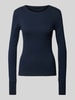 Drykorn Longsleeve in Ripp-Optik Modell 'NURIT' Marine