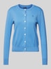 Polo Ralph Lauren Strickjacke mit Label-Stitching Blau