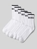 BOSS Socken mit Label-Print im 6er-Pack Weiss