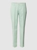 Brax Slim fit stoffen broek met persplooien, model 'STYLE.MARON' Mintgroen