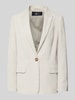 Luisa Cerano Blazer mit Strukturmuster Offwhite