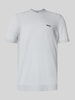 BOSS Green Regular Fit T-Shirt aus Baumwoll-Mix Modell 'MOMENTUM' Hellgrau