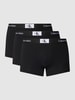 Calvin Klein Underwear Trunks mit Label-Detail im 3er-Pack Black