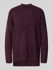 Vero Moda Oversized Strickpullover mit Mock Neck Modell 'LEFILE' Bordeaux