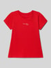 Calvin Klein Jeans Regular fit T-shirt met logoprint, model 'Signature' Rood