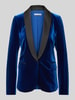 Christian Berg Woman Selection Blazer aus Samt mit Pattentaschen Blau