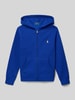 Polo Ralph Lauren Teens Regular Fit Sweatjacke mit Logo-Stitching Modell 'Tops' Blau