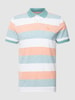 MCNEAL Poloshirt im Colour-Blocking-Design Lachs