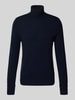 FTC-Cashmere Kaschmirpullover mit Rollkragen Marine