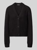 NOISY MAY® Relaxed Fit Cardigan in Strick-Optik Modell 'CHARLIE' Black