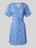 Only Regular Fit Minikleid aus reiner Viskose Modell 'EVIDA' Blau