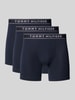 Tommy Hilfiger Trunks mit elastischem Label-Bund im 3er-Pack Marine