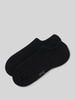 Christian Berg Woman Kousenvoetjes met elastische band in een set van 2 paar Zwart