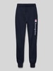 CHAMPION Regular Fit Sweatpants mit Label-Stitching Marine