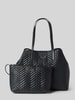 Guess Handtasche mit Steppnähten Modell 'VIKKY II' Black