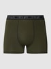 Thought Trunks mit Streifenmuster Modell 'Michael Bamboo' Khaki