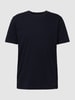 Cinque T-Shirt mit Label-Details Marineblau