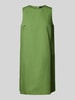 Weekend Max Mara Minikleid aus Baumwoll-Leinen-Mix Modell 'RACER' Gruen