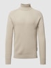 Marc O'Polo Strickpullover mit Rollkragen Offwhite