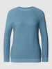 Weekend Max Mara Gebreide pullover met ronde hals, model 'LINZ' Lichtblauw