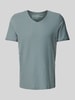 MCNEAL T-Shirt mit V-Ausschnitt Rauchblau