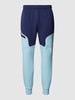 Under Armour Sweatbroek met logoprint Oceaanblauw