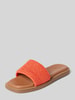 Marc O'Polo Sandalette in unifarbenem Design Modell 'AGDA' Orange
