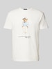 Polo Ralph Lauren T-Shirt mit Label-Print Weiss