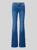 Only Regular fit bootcut jeans met labelpatch, model 'REESE' Lichtblauw