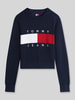 Tommy Jeans Regular Fit Pullover aus reiner Baumwolle Dunkelblau