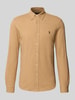 Polo Ralph Lauren Regular fit vrijetijdsoverhemd met button-downkraag Camel