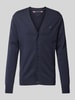 Tommy Hilfiger Gebreid vest met labelstitching Marineblauw